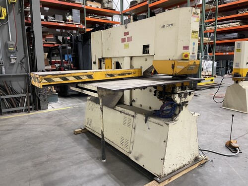 5" x 5" x 1/2" Geka #Hydracrop-110/80SD, ironworker, 110 ton, 12.5 HP - Image 4