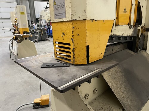 5" x 5" x 1/2" Geka #Hydracrop-110/80SD, ironworker, 110 ton, 12.5 HP - Image 7