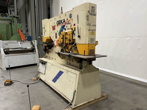 5" x 5" x 1/2" Geka #Hydracrop-110/80SD, ironworker, 110 ton, 12.5 HP - Image 8