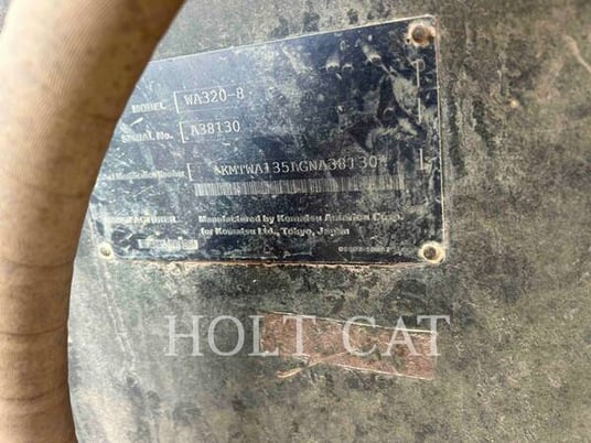 Komatsu WA320-8, Wheel Loader, 9611 hours, S/N: A38130, 2017 - Image 6