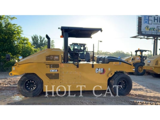 Caterpillar CW34, Vibratory Single Drum Asphalt, 1505 hours, S/N: AL300564, 2024 - Image 2