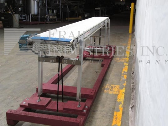 18" wide x 16' long, Span Tech #ST, Stainless Steel, flexlink belt conveyor, 1/2 HP drive, 36" - Image 2