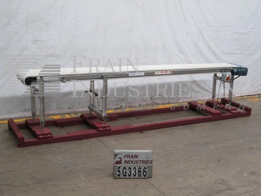 18" wide x 16' long, Span Tech #ST, Stainless Steel, flexlink belt conveyor, 1/2 HP drive, 36" - Image 5