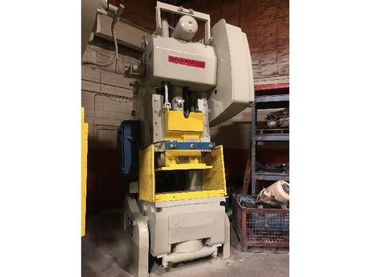 110 Ton, Bliss #C-110, 6" stroke, 42" x28" bed, 17" Shut Height, 40 SPM, 4" adjustment, die cushion - Image 1