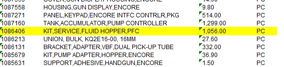Fluid Plate replacement kits, Encore #1086406, 75# powder feed center, new overstock - Image 6