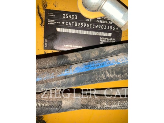 Caterpillar 259D3, Track Loader, 1973 hours, S/N: CW903386, 2020 - Image 6