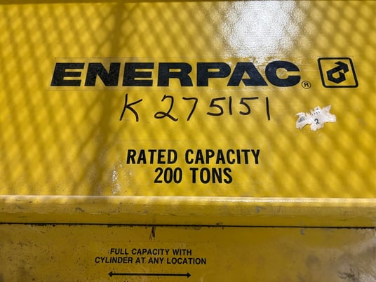 200 Ton, Enerpac Press - Image 2