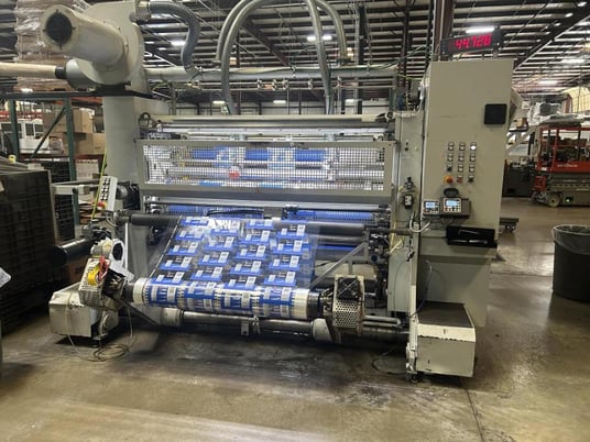 Bielloni #B87, Cantilevered Duplex Slitter Rewinder, 62" Wide, 40" Unwind diameter, 24" Rewind diameter, 2460 - Image 2