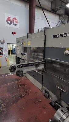 660 Ton, Bobst #SP-142E, Sheet Feed Die Cutter, 40" x 55" max Sheet Size, 6500 SPH, 59000 hours, 1985 - Image 3