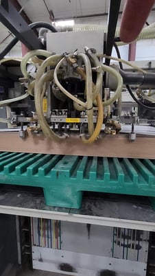 660 Ton, Bobst #SP-142E, Sheet Feed Die Cutter, 40" x 55" max Sheet Size, 6500 SPH, 59000 hours, 1985 - Image 6