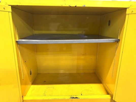 Lab Safety #2443, Flammable Storage Cabinet, (2) doors, 30 Gallons, 43" width x 18" D x 44" H - Image 5