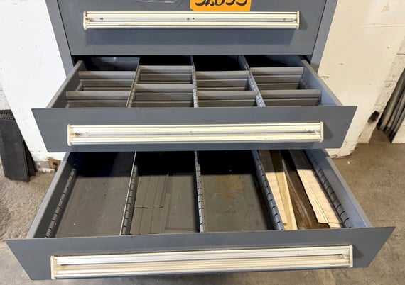 10 Drawer Stanley Vidmar Storage Cabinet, 30" width x 27-3/4" D x 59" H - Image 5