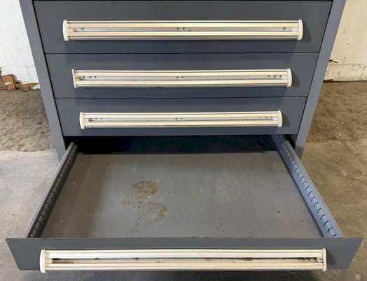 10 Drawer Stanley Vidmar Storage Cabinet, 30" width x 27-3/4" D x 59" H - Image 9