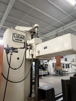 4" Lucas #441B-4B, Horizontal Boring Mill, 48" X, 36" Y, 24" Z, 15 HP, 13-1500 RPM - Image 5