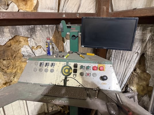 Whitney/Controlled Automation, Angle Line, 6" x 6" x 3/8", 50' infeed, 1990 - Image 4