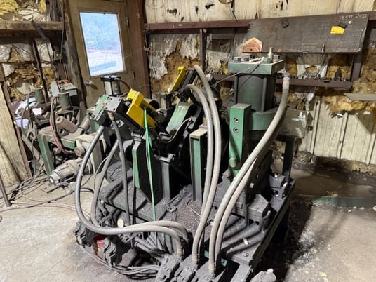 Whitney/Controlled Automation, Angle Line, 6" x 6" x 3/8", 50' infeed, 1990 - Image 8