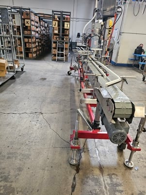 Accutek/Chadam, Bottling Line w/ 2-Head Gravity Filler, Accutek SA-1 Automatic Chuck Capper, Accutek APS106 - Image 3