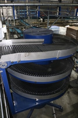 Amba Flex #SV-600-1600, Elevating Spiral Conveyor, 63" center diameter, 23.62" usable width, 24.37" gradient - Image 2