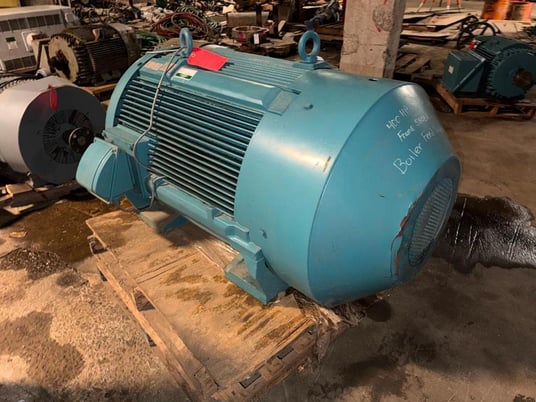 400 HP 3580 RPM Teco Westinghouse, AC Motor, Frame 5808A, 2300/4160 Volts, 87.5/48.4 amps, 2015 - Image 2