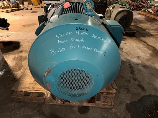 400 HP 3580 RPM Teco Westinghouse, AC Motor, Frame 5808A, 2300/4160 Volts, 87.5/48.4 amps, 2015 - Image 3