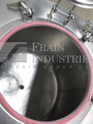 300 gallon Precision Stainless, 316L Stainless Steel vacuum rated jacketed tank, 48" diameter x 37" straight - Image 2
