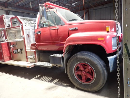 Top Kick Fire Truck Pumper with low mileage, General Motors 1995 - Image 7