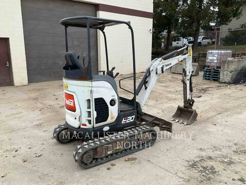 Bobcat E20, Crawler Excavator, 1716 hours, S/N: B3BL13819, 2017 - Image 4