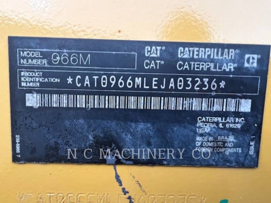 Cat 966M, Wheel Loader, 14780 hours, S/N: EJA03236, 2020 - Image 5