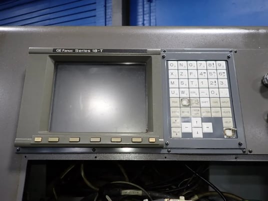 Hardinge #SGSS-42, CNC Lathe, w/Chip Conveyor, GE Fanuc Series 18-T Control, 31 kW, 230 V, Multiposition Tool - Image 4