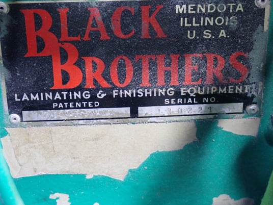 Black Brothers, Top & Bottom Glue Spreader, 8.5" diameter x 56.5" capacity - Image 2