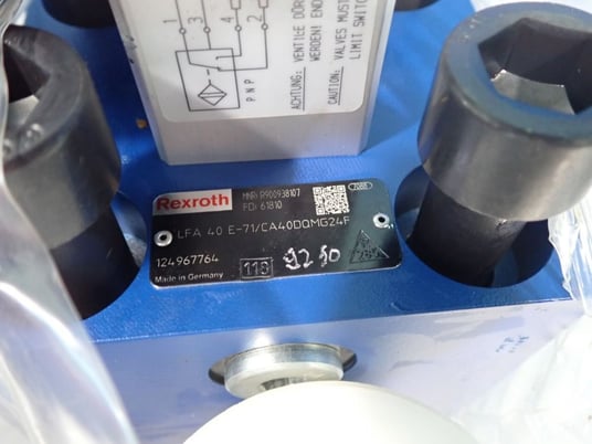 Rexroth #R900938107, Hydraulic Logic Valve - Image 4