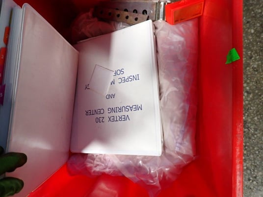 Microvu #Vertex-250, Measurement Machine, 6.5" x 8" x 0.5" capacity, 1.7 Amps, 100-240 V - Image 9