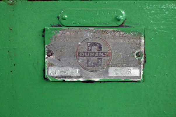 1200 lb. Durant #MD-401, single uncoiler, 17" width, 60" outside dimensions, 15.25"-19" ID, 3-arm manual - Image 6