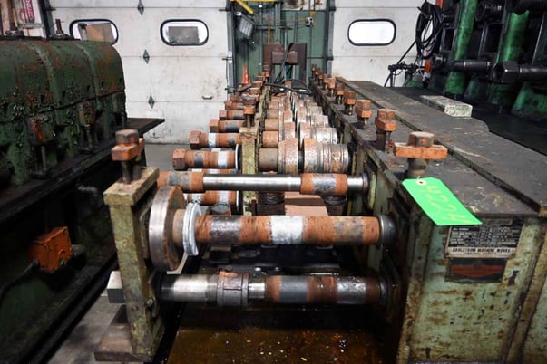 10 Stand, Dahlstrom #360-1, rollformer, 1.5" spindle diameter, 14.5" roll space, 8" horizontal centers, 4"-5" - Image 3