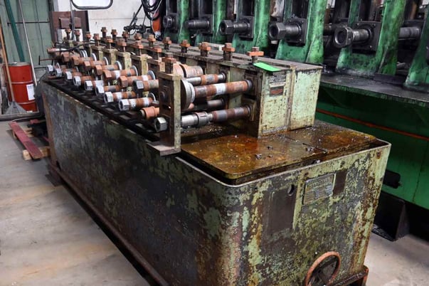 10 Stand, Dahlstrom #360-1, rollformer, 1.5" spindle diameter, 14.5" roll space, 8" horizontal centers, 4"-5" - Image 4