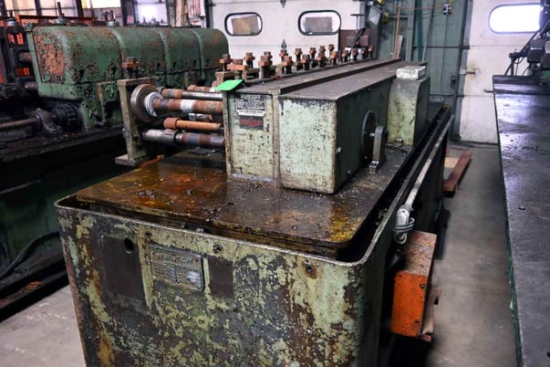 10 Stand, Dahlstrom #360-1, rollformer, 1.5" spindle diameter, 14.5" roll space, 8" horizontal centers, 4"-5" - Image 6