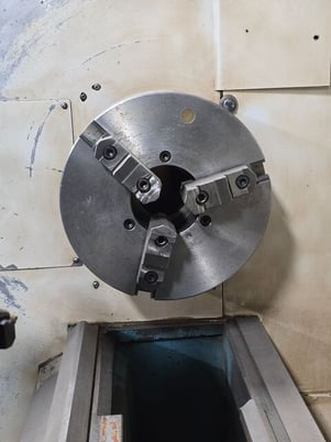 Clausing Metosa #CNC2080, flatbed teach CNC turning center, 20" swing, 80" centers, 3.125" bore, D1-8 - Image 5