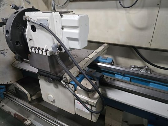 Clausing Metosa #CNC2080, flatbed teach CNC turning center, 20" swing, 80" centers, 3.125" bore, D1-8 - Image 8