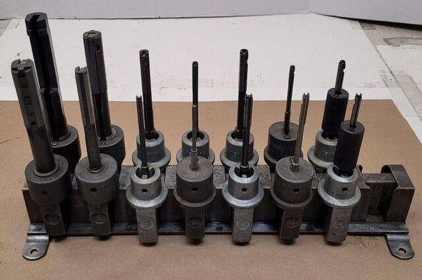 Sunnen, honing mandrels w/ rack (14 available) - Image 2