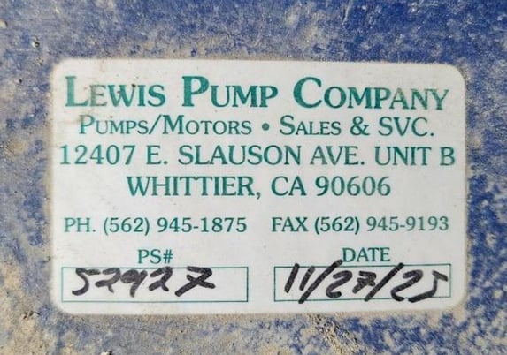 Roto-Jet, Regenerative Turbine Pump, 2023 - Image 2