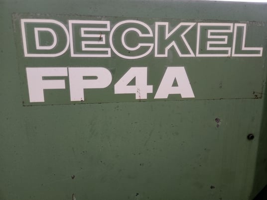 Deckel #FP4A, universal mill, Hurco Control, #40 taper - Image 8