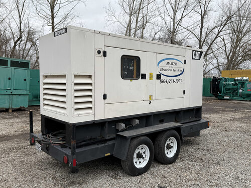 125 KW Caterpillar #D125, portable diesel generator set, 480 Volts, 3-phase, 872 hours, 1800 RPM, C6.6 - Image 1
