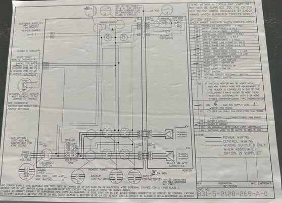 Indeeco #201-3271200tfxu-30x28, electric duct heater, 40 KW, 413 FPM, unused - Image 8