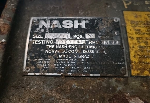 Nash #CL703/4, Pump, 1170 RPM - Image 3
