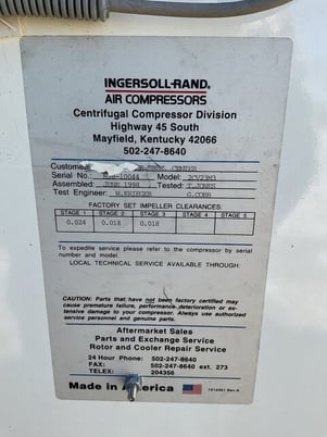 Ingersoll Rand Centac #2CV23M3, Air Compressor - Image 3