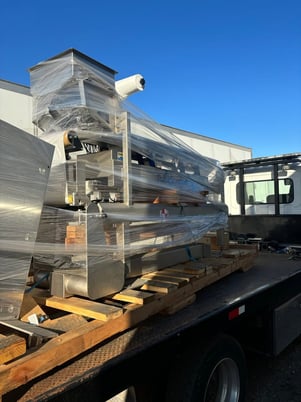 Continuous Rotary Polisher, Key #PULSESCRUBBER, food grade Stainless Steel, 10k-30k PPH, w/ Vacumax Pneumatic - Image 3