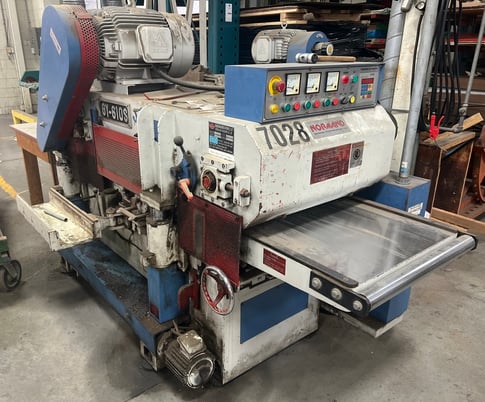 24" x 8" Extend Light #GT-610S, Top & Bottom Planer, 12.5" material length, 20-25 HP cutterheads, 4600 RPM - Image 5