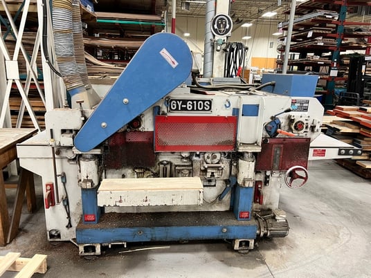 24" x 8" Extend Light #GT-610S, Top & Bottom Planer, 12.5" material length, 20-25 HP cutterheads, 4600 RPM - Image 7