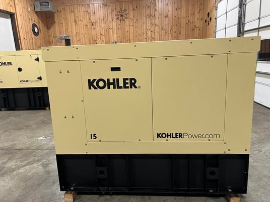 15 KW Kohler #15REOZK, Diesel Generator Set, Sound Attenuated, 120/240 Volts, 1PH, 5.5 hours, 2021, (4 - Image 3