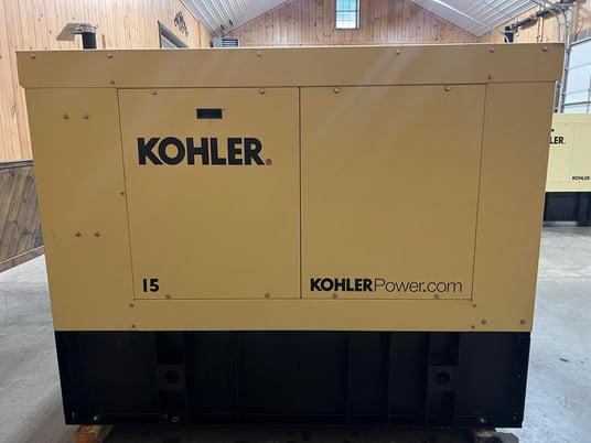 18 KW Kohler #15REOZK, Diesel Generator Set, Sound Attenuated, 120/240 Volts, 1PH, 6.5 hours, 2021 - Image 3